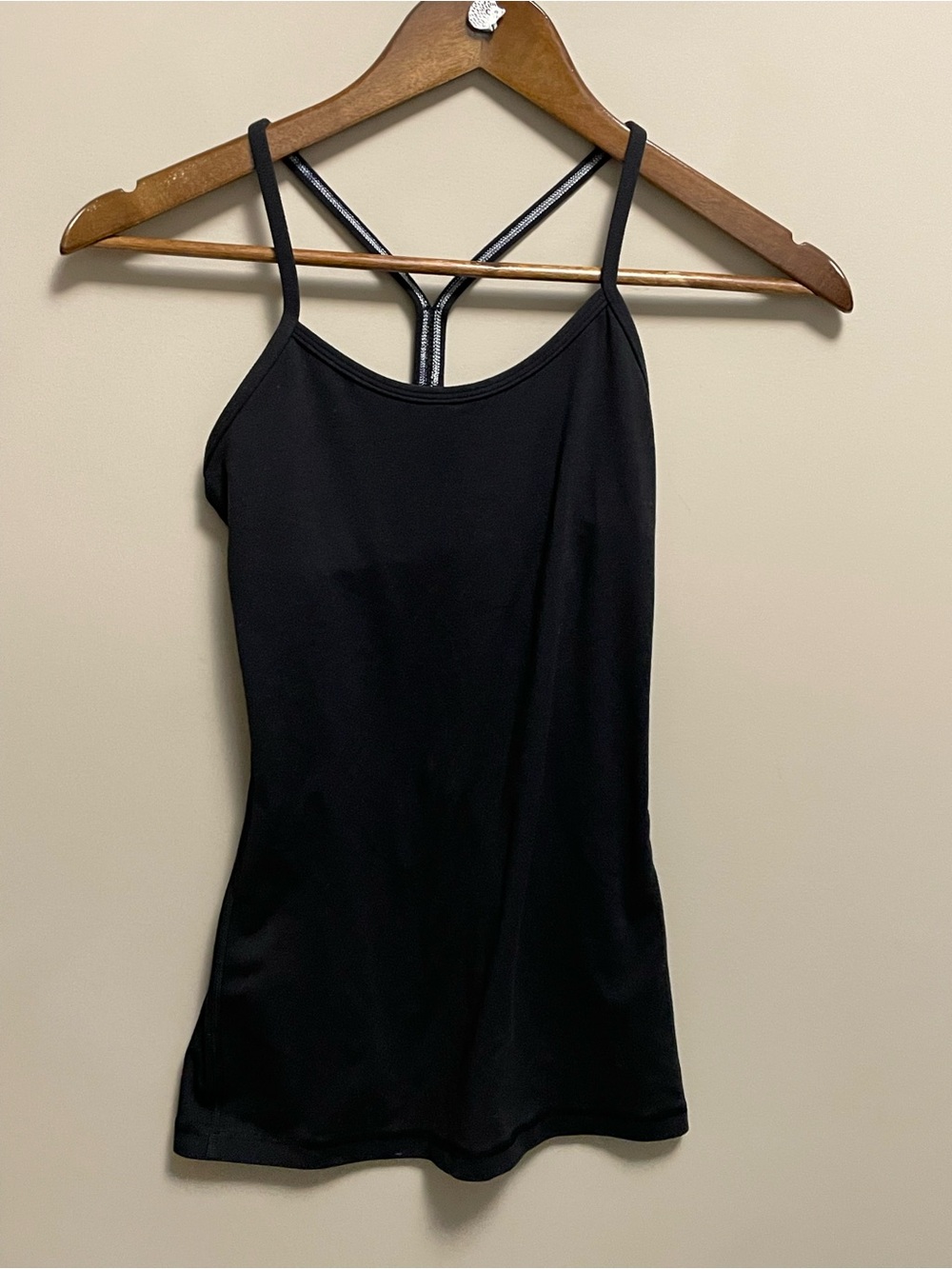 Lululemon Black Racerback Tank Top Size 4 XS